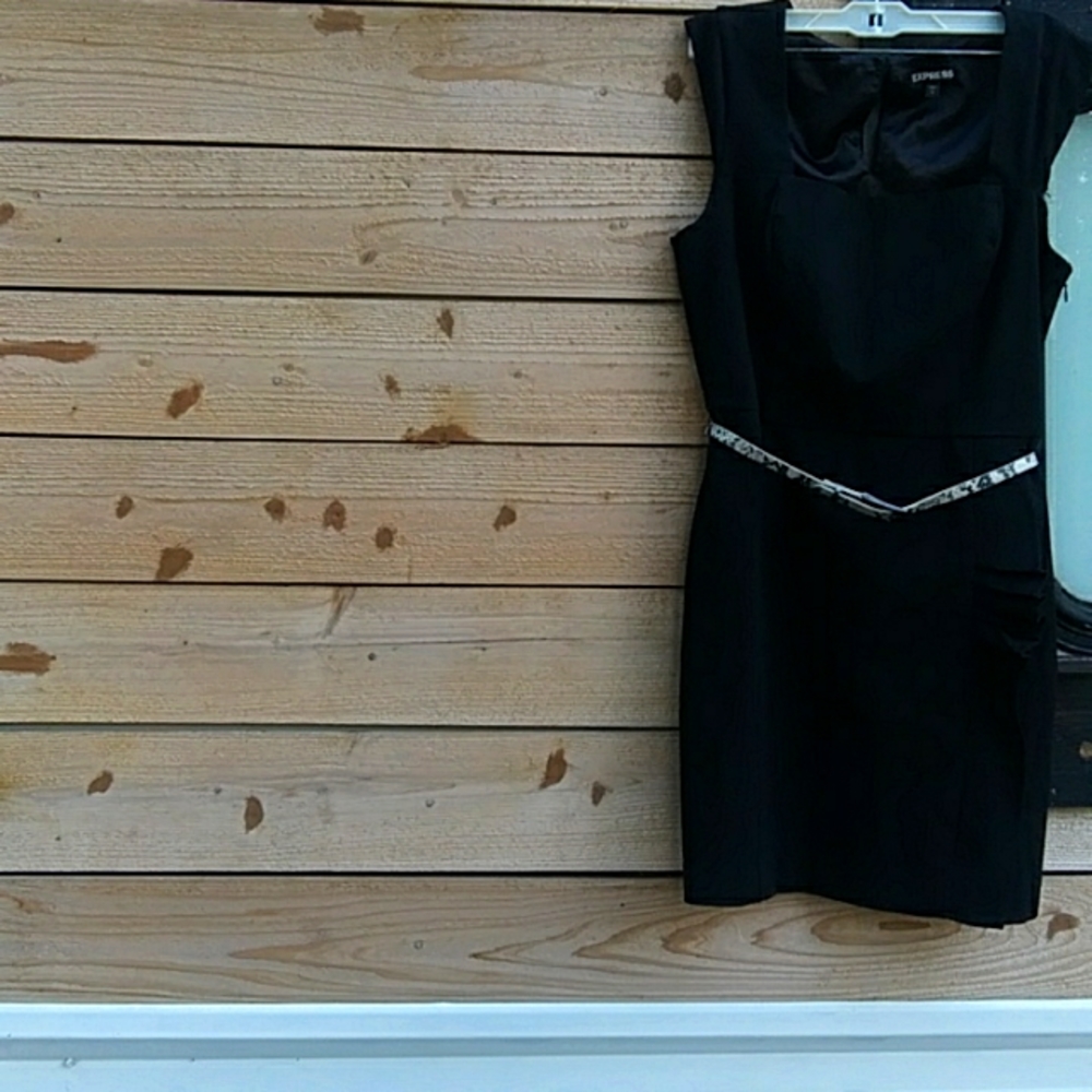 Express little black party dress